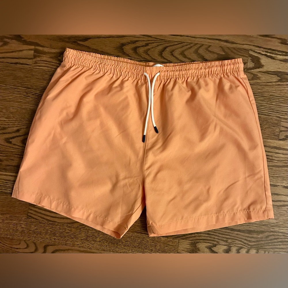 Abound Men’s Swim Trunks In Solid Orange Size XL NWOT